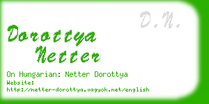 dorottya netter business card